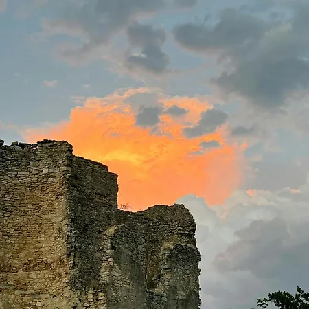 Artist's Chateau With Ruins In Gard